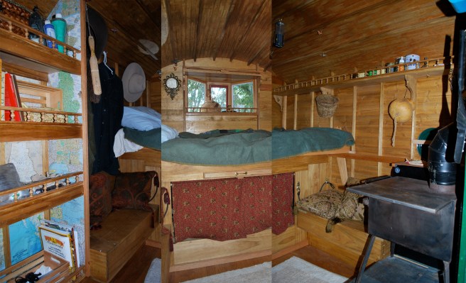 Interior of the Vardo