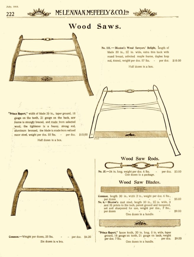 The frame saw.  Virtually every house in North America contained one of these prior to oil and gas heat.