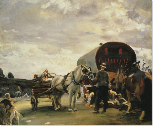 alfred-munnings-gypsy-life-the-hop-pickers