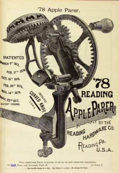 Reading 78 Apple Parer